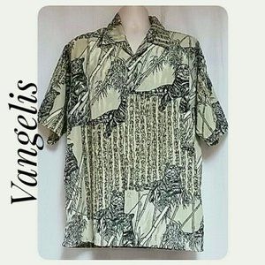 Men's Vangelis Casual Shirt Tigers Bamboo XL